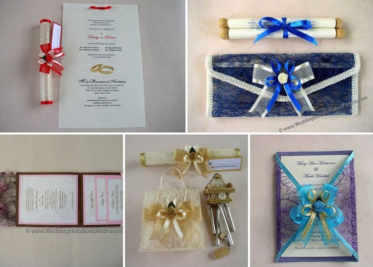 Wedding Invitations And Favors