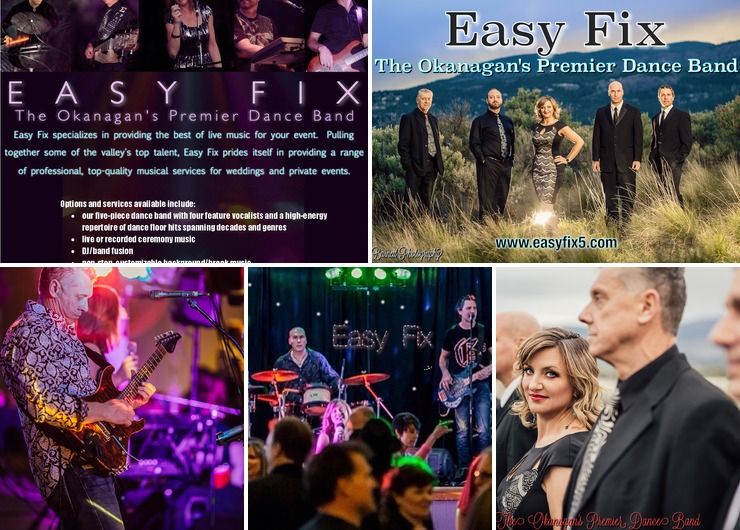 Easy Fix. Live music specialists for Kelowna, Vernon, Penticton and area.