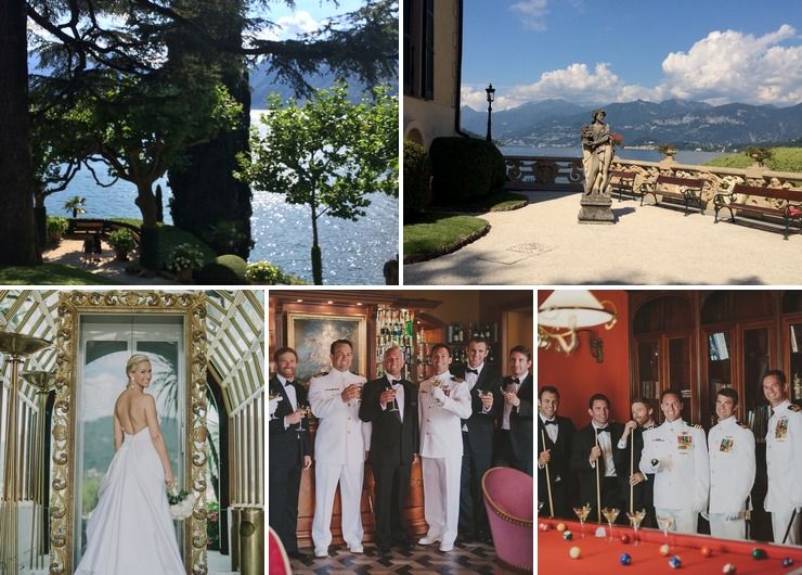 U.S. Navy : Commander's wedding - Lake Como Villa del Balbianello