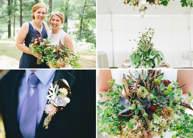 Carly and Joel: September Wedding: organic, island, Midwest