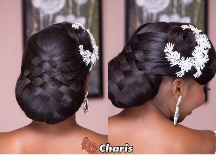 Tola's wedding hair on the 2nd of January, 2016 :)