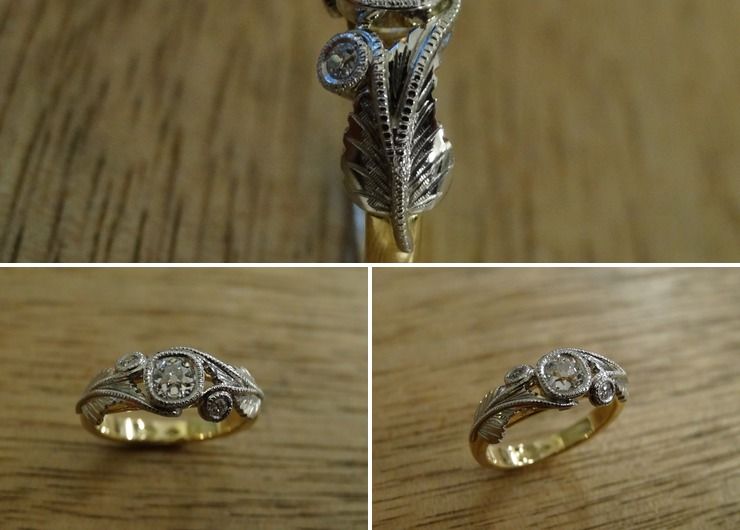 Art Deco Inspired Engagement Ring