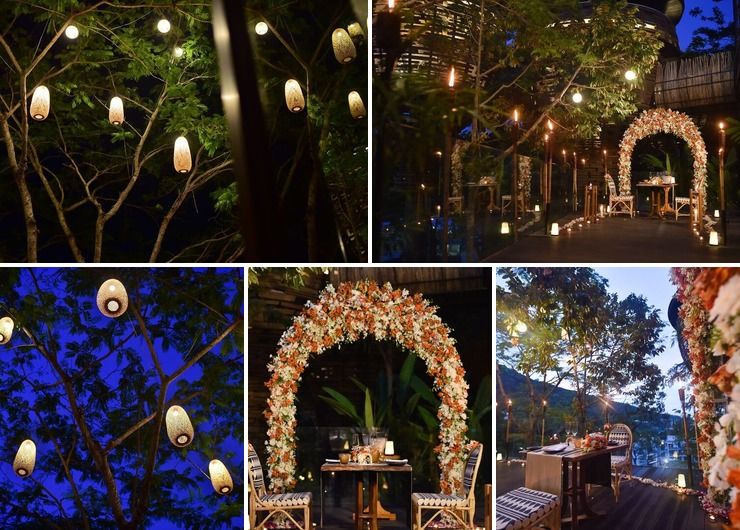 Enchanted Hall Terrace Ceremony and Reception
