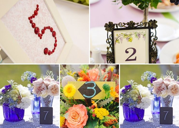 Wedding Table Numbers