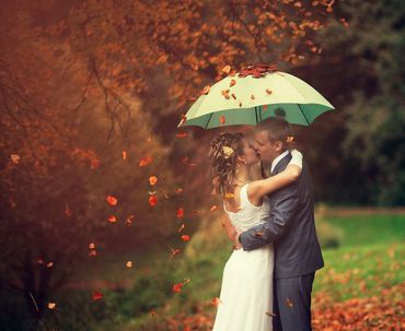 Autumn photo session decor