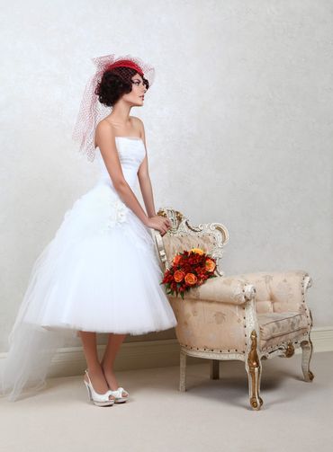 French red bridal style
