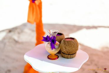 Purple wedding ceremony decor Purple wedding ceremony decor