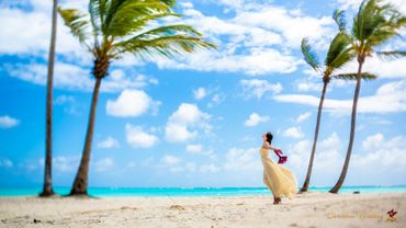 Beach yellow real weddings