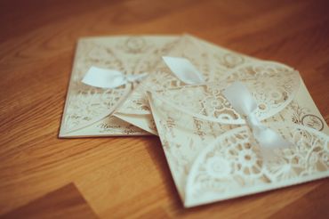 Ivory wedding invitations