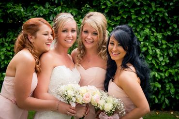 Ivory bridesmaids