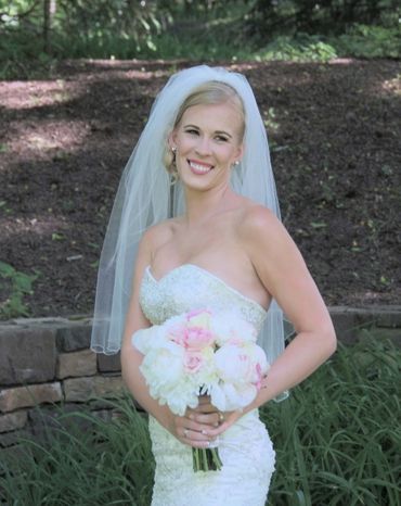 White wedding headpieces, veils, cover-ups & brooches