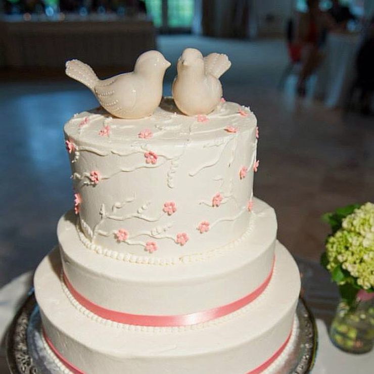 Wedding Bird Decor for Cake