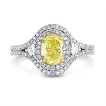 Yellow wedding rings