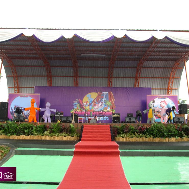 Sewa Tenda Dekorasi ( Konfensional ) Event Peresmian Water Kingdom Taman Mekar Sari Jawa Barat