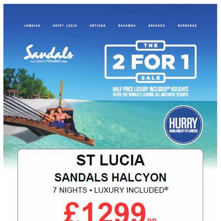Sandals offers free weddings