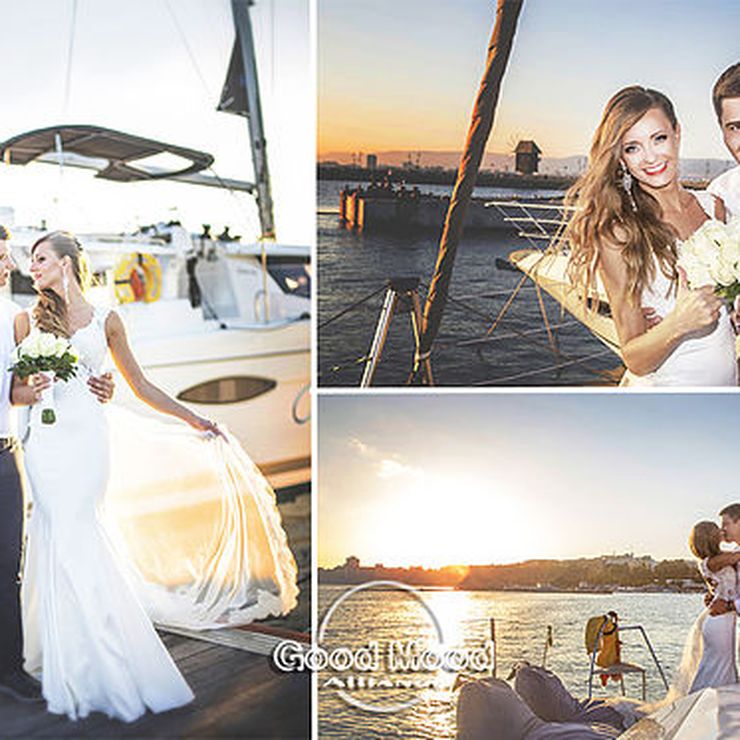Wedding on yacht