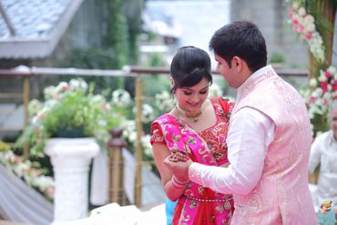 Pink ethnical wedding photo session ideas