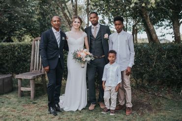 White outdoor long wedding dresses