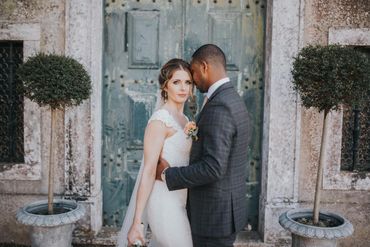 White outdoor long wedding dresses
