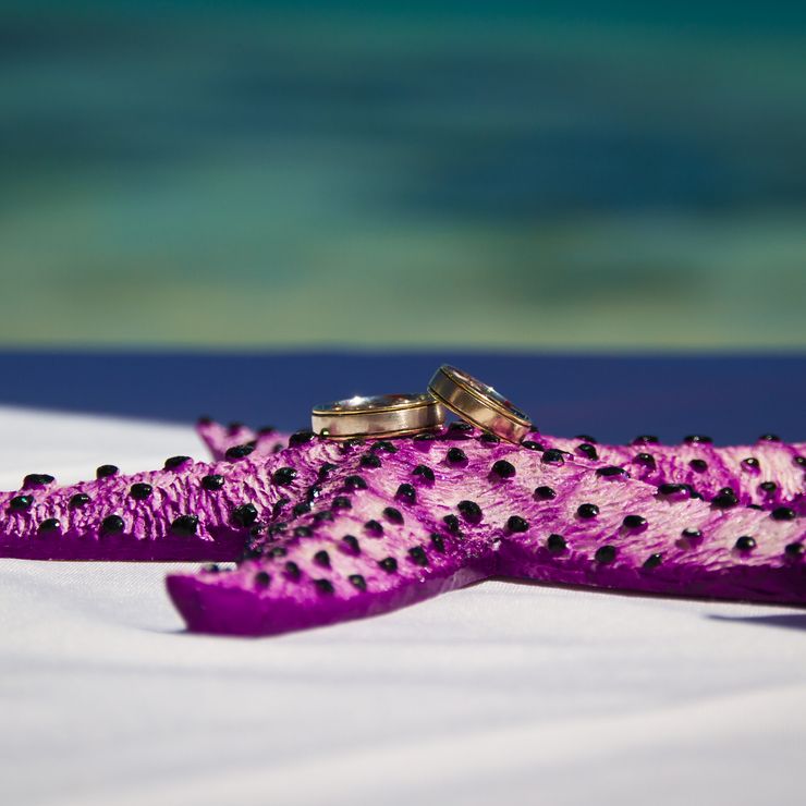 Bridal style Purple Marine