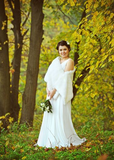 Autumn bridal style